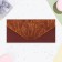 Money envelope "Universal" leaves, software, embossing, 19 x 9 cm