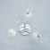 Aisha chandelier 3he27 40W chrome 50x50x27 cm Bayerlux