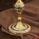 Brass Brass for 5 candles "mother -of -pearl tolls" 25.5x25x29 cm