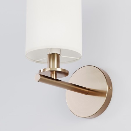 Wall lamp EuroSvet Caprera 60146/1, E14, 1x40W, 200x120x270 mm, brass color-1