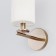 Wall lamp EuroSvet Caprera 60146/1, E14, 1x40W, 200x120x270 mm, brass color