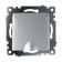 Electric circuit 1-seater s/s with a lid, Stekker series Katrin, GLS16-7112-03, silver