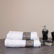 Tmachry towel Sofi de Marko Hamlet, 550 gr, size 70x140 cm, white color