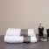 Tmachry towel Sofi de Marko Hamlet, 550 gr, size 70x140 cm, white color