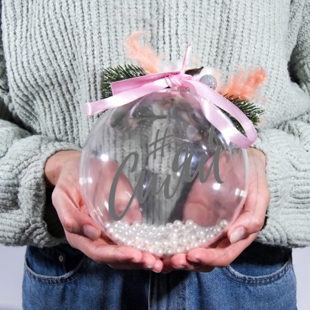 Christmas tree toy-shara for the New Year "Shine", D = 14.6 cm.-2