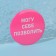 Pocket mirror “I can afford”, d = 7 cm, pink color
