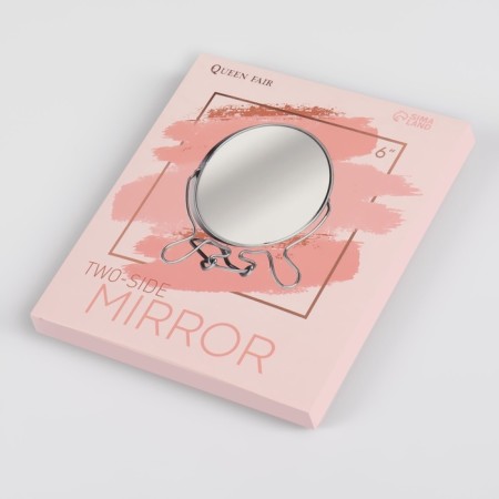 Desktop mirror - suspended, bilateral, with an increase, D mirror surface 14 cm, color mix-3