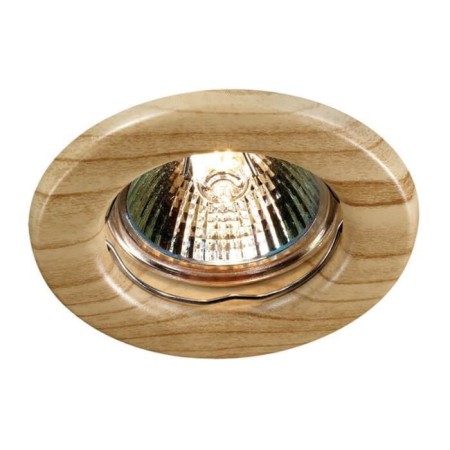 Built -in lamp Novotech, 50 W, Gx5.3, 12 V, 60x60 mm, d = 60 mm, beige