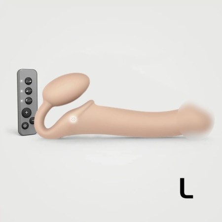 Vibrostonon Strap-on-me with 3 engines, L, 17 cm, bodily,