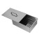 Double -tiered Palisad Camping, 420x270x175 mm, stainless steel, 0.8 mm, with a pallet