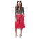 Women's skirt, size 44, red color
