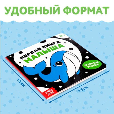 Картонная книга для малышей «Первая книга малыша», 10 стр., 0+-1
