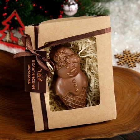Chocolate figure of a snowman, 80 g