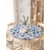 Tables on the table “Field of cornflower”, round, oxford, elastic band, size 140x140 cm, diameter 105-120 cm