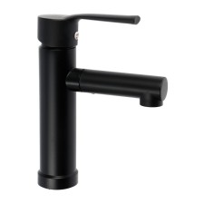 Zein Z3693 sink mixer, spout 10 cm high, ABS plastic, black