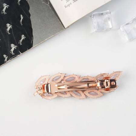 Halfish hair clip "Vassa" Tenderness of the branch, 9 cm-1
