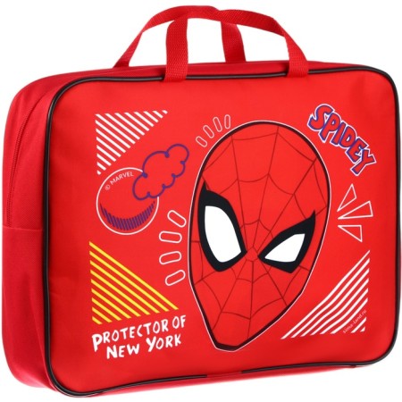 Folder with handles Textile A4, 350x270x100 mm, Spider-Man