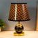 Hell lamp "Amalia" E14 40W Black Gold 20x20x30 cm Risalux