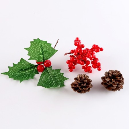 Set for creativity "Materials for winter crafts. Cones, twigs "-3