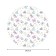 The tablecloth “Butterflies and chamomile”, round, Saten, D = 150 cm