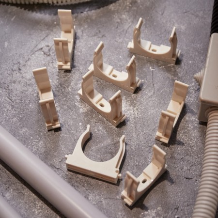 Clips for the mounting pistol Ø 40 mm, white (25 pcs/UP) rexant-3
