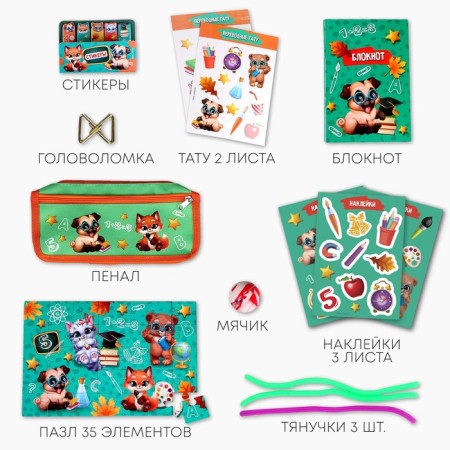 Gift set of the schoolboy "Beast", 14 subjects-1