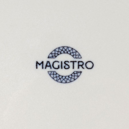 Porcelain dessert plate Magistro Ocean, D = 17 cm, blue color-4