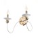 Sconces "Milano" 2he14 40W white-gold 36x26x24 cm