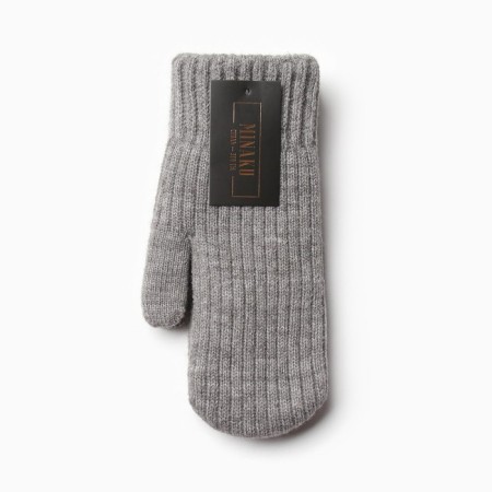 Women's mittens for lawsuit Minaku Rubber 22 cm gray-3