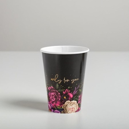 A glass for the flowers Only for You, Black, 350 ml-1