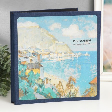 Photo album magnetic 30 sheets "coast" density 300 g 28x27x3 cm