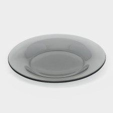 Dessert glass plate 