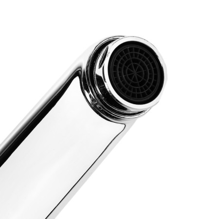 ACCOONA A4478 kitchen mixer, two -wound, with a nut, silumin, chrome-1