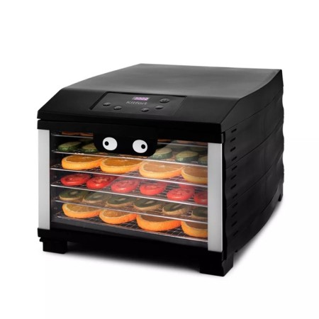 Sushilka for vegetables and fruits KT-1920, 800 watts, 6 nets and 1 tray, black