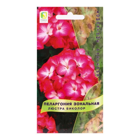 Seeds of flowers Pelargonium zonal "chandelier Bicolor", 5pcs.