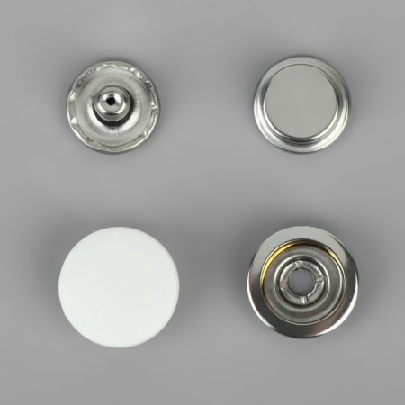 Installation buttons, delta, d = 15 mm, 10 pcs, white color-2