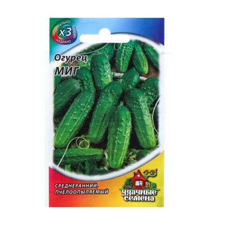 Seeds of cucumber "MiG", early -nasal, bee -legged, 0.3 g Series Hit X3-1