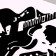 Stick 3D Interior guitarist 40*40cm