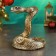 Figure "Gremia snake" gold, 13x10x14cm