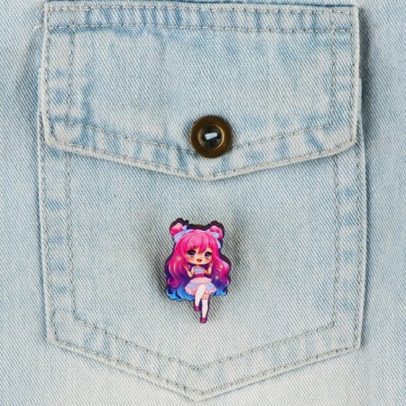 ANime Girl stickers icon, 6.5 x 9 cm-7