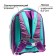 School backpack, 37 x 28 x 19 cm, calligrata to "butterflies"