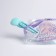Cosmetic bag from the transparent PVC "Nama in itself", 14x8 cm