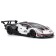 Racing machine BBURAGO LAMBORGHINI Essenza SCV12, DIE-CAST, 1:32, Black and white color