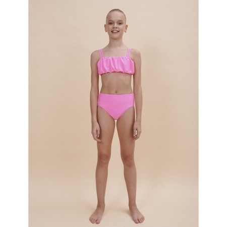 Bathing suit for girls, height 140-146 cm, pink color-5