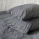 Set of pillowcase "Boyle", size 50x70 cm, dark gray color, 2 pcs