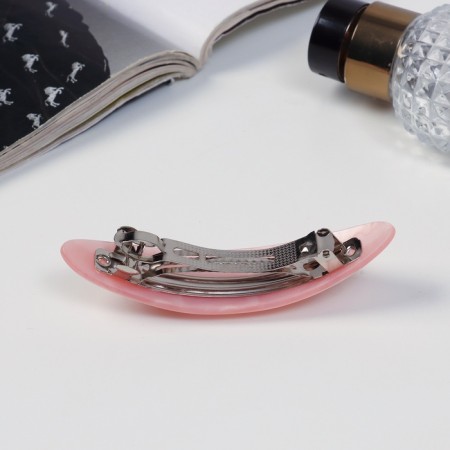 Halfish hair clip "Silva" Colorious stripes, 9 cm, mix-1