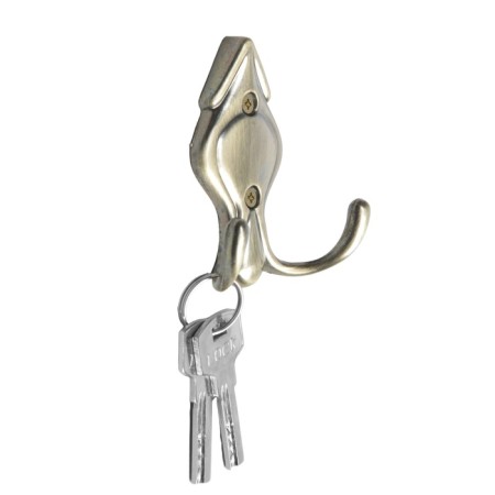 Hook furniture tundra TKD025, two -rod, bronze-1