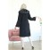 Female coat, size 42, black color