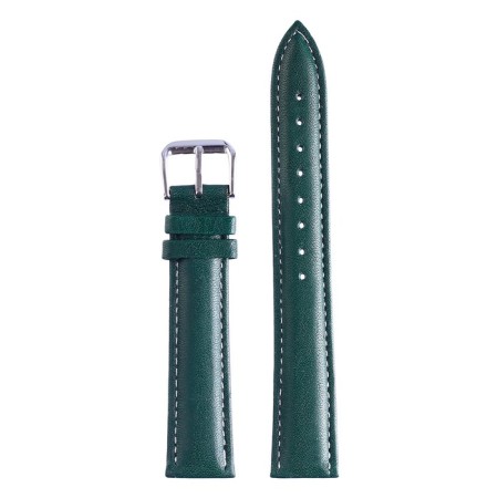 Bugert watch strap 18 mm, genuine leather, l = 20 cm, dark green-1