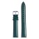 Bugert watch strap 18 mm, genuine leather, l = 20 cm, dark green